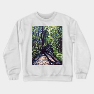 'The Path From Chetola to Bass Lake (#1)' Crewneck Sweatshirt